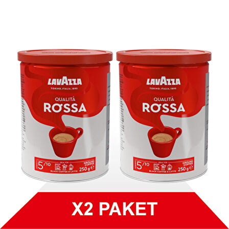Qualità Rossa Filtre Kahve Teneke Kutu (250gr) x2