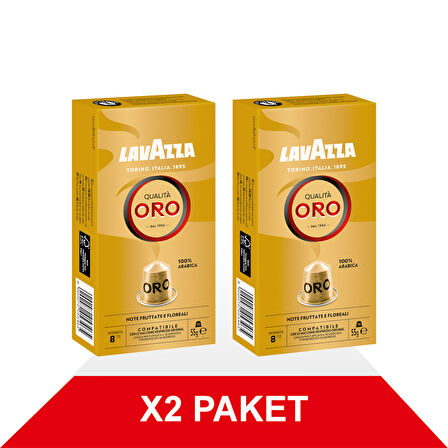 Qualità Oro 55gr Nespresso® Uyumlu Alüminyum Kapsül x2