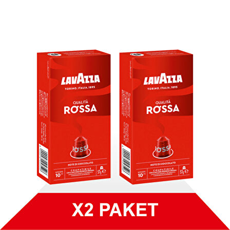 Qualità Rossa 57gr Nespresso® Uyumlu Alüminyum Kapsül x2