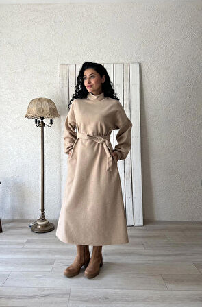 Uzun Bej Salaş Kaşe Elbise