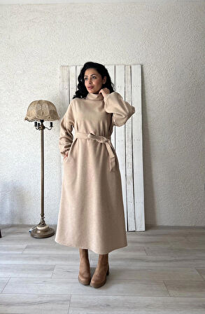 Uzun Bej Salaş Kaşe Elbise