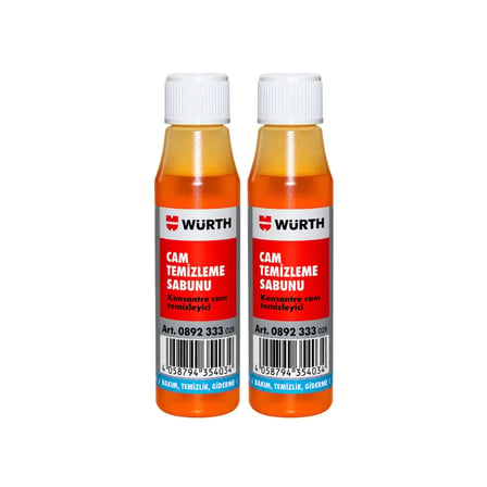 WÜRTH KONSANTRE CAM TEMİZLEYİCİ 32ML (2 ADET)