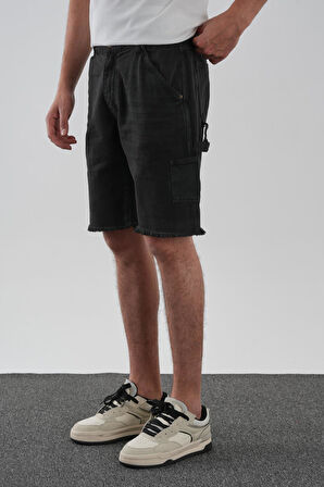 ALEXANDERGARDI Soluk Efektli Denim Şort