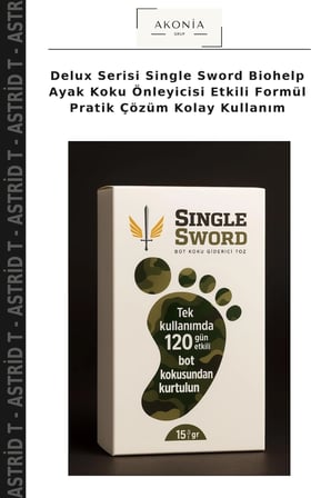 Delux Serisi Single Sword Biohelp Ayak Koku Önleyicisi Etkili Formül Pratik Çözüm Kolay Kullanım