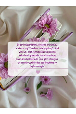 Dekoratif Ahşap Boncuklu Yıldız Set 3’lü, Kapı Duvar Mutfak Bebek Odası Bohem Süs