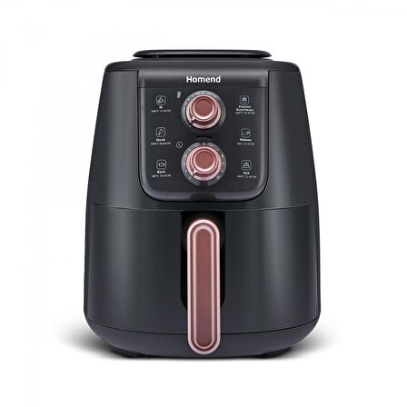 Homend Airfryday 2508H, 4 Litre Sıcak Hava Fritözü Airfryer