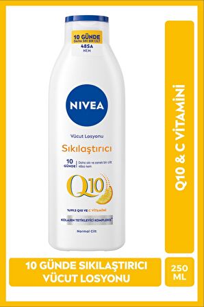 Nivea Q10 Sıkılaştırıcı C Vitamini Vücut Losyonu 250ml ve Aloe Vera Derin Nemlendirici Serum Losyon 400ml