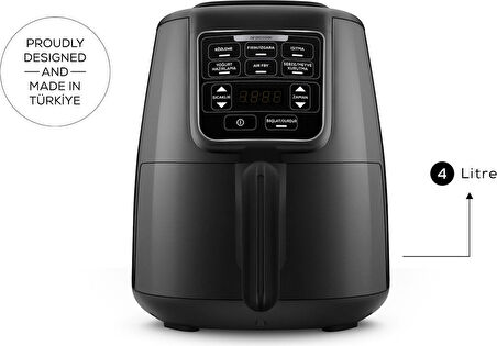 Karaca Air Pro Cook Köz Xl Airfryer Black Shine