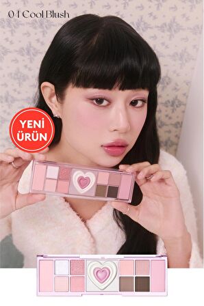 Çok Fonksiyonlu Makyaj Paleti Peripera All Take Mood Like Palette (#04 Cool Blush) (Night Peri)