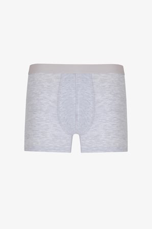 Erkek Basic Gri 3'lü Boxer