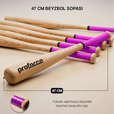 Beyzbol Sopası 47 cm Tek Adet PBS47P Pembe