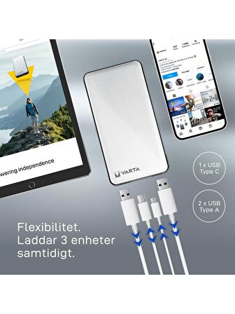 Varta Taşınabilir Batarya Power Bank 5000 mAh