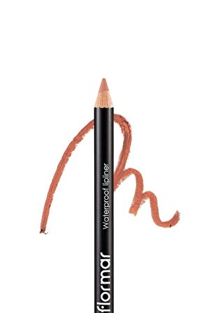 Flormar Suya Dayanıklı Dudak Kalemi - Waterproof Lipliner (Nude) - 201 NTRLLY NUDE - 8690604111015