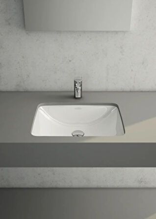 VitrA S20 5339B003-0012 Tezgah Altı Lavabo, 48 cm, Beyaz