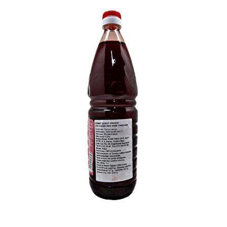 Acetum Kırmızı Şarap Sirkesi 1 lt