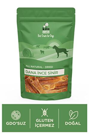 Dana Ince Sinir Çiğnemelik Köpek Ödül Maması %100 Doğal, Glutensiz, Organik 100 gr