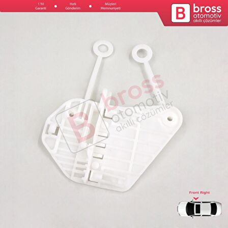 Smart Fortwo 1 İçin Ön Sağ Kapı Cam İndirme Kaldırma Mekanizması Klipsi