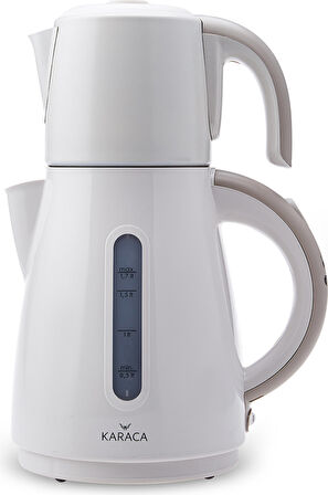 Karaca Daystar Çelik Demlikli 2 In 1 Çay Makinesi Ve Su Isıtıcı Kettle Latte