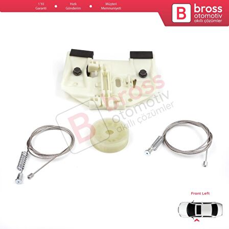 Mercedes Sprinter W906 2006-2018 VW Crafter 2006-2017 İçin Elektrikli Ön Sol Cam Kriko Tamir Seti