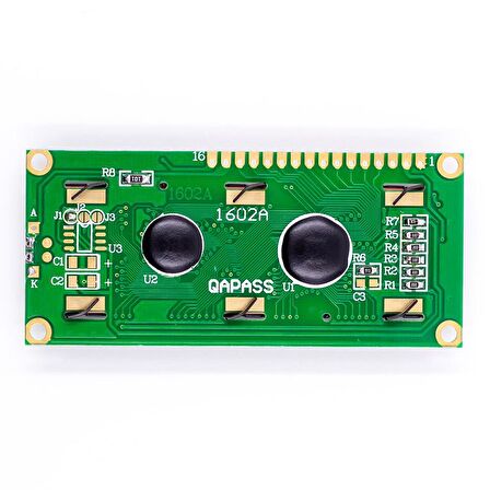 LCD1602 LCD Ekran (Sarı Yeşil Arka Işıklı)