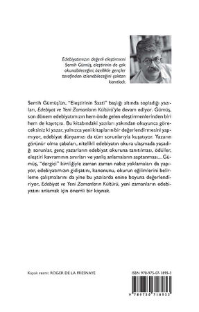 Edebiyat ve Yeni Zamanların Kültürü