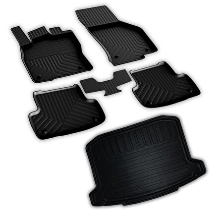 Seat Ateca 4x2 Ferrous 4D Paspas ve 3D Bagaj Havuzu 2017 2020