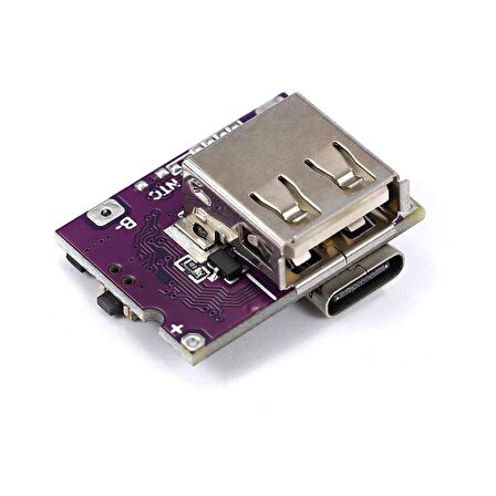 Type-C Li-ion 18650 Pil Şarj Devresi - USB Çıkışlı Powerbank Modülü
