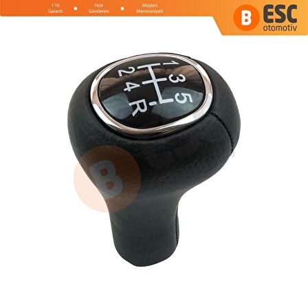 Ford Focus MK1 1998-2009 XS4R7217AA İçin Siyah Krom Renk Manuel 5 İleri Vites Topuzu