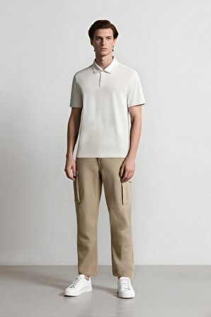 DeFacto Wide Leg Bol Rahat Kesim Kargo Cepli Geniş Paça Gabardin Pantolon E5810AX25SPBG540