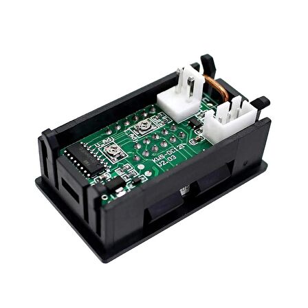 0.28 inç 100V 10A Çift LED Ekranlı Voltmetre ve Ampermetre Modülü