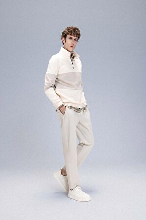 DeFacto Chino Kanvas Pantolon Tapered Fit Cepli C9443AX24AUBG74