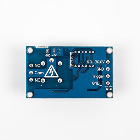 Zaman Ayarlı Geciktirmeli Röle Kartı Led Ekran 6-30V Micro USB
