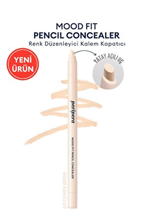 Renk Düzenleyici Kalem Kapatıcı Bej Renk PERIPERA Mood Fit Pencil Concealer (003 Cover Beige)