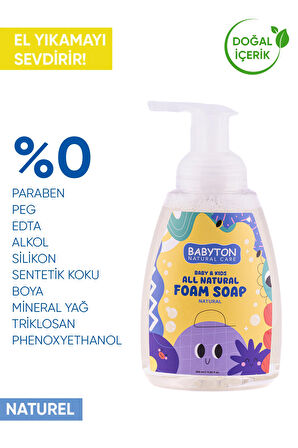 Babyton Doğal Aromasız Köpük Sabun 350 ml