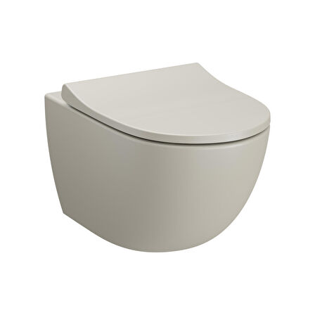 VitrA Sento 7748B020-0559 Rim-ex Asma Klozet, 54 cm, Mat Bej