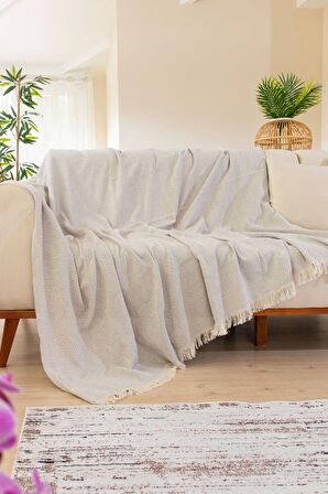 Tabu Home Dokuma Cozy Comfort Gri Koltuk Örtüsü