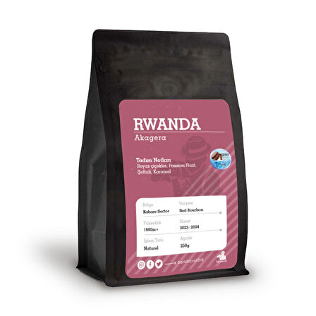 Rwanda Akagera -filtre Kahve- 250 gr