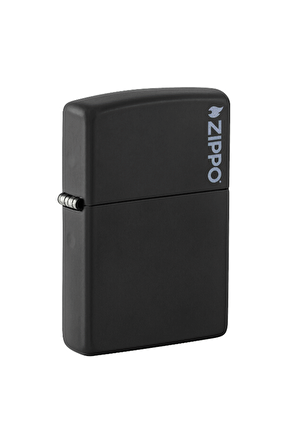 Zippo Çakmak Mat Siyah Hediyelik Kutu Benzin Taş Set du10sy