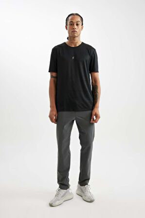DeFactoFit Sporcu Pantolon Standart Paça Cepli Dokuma C6149AX24SPAR86