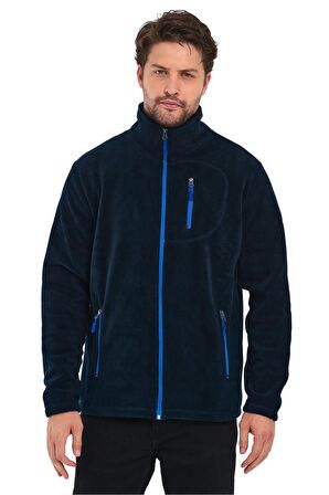 Erkek Polar Tam Fermuarlı 3 Cepli Outdoor Polar Ceket