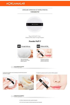Pudra Süngeri (1adet) Powder Puff