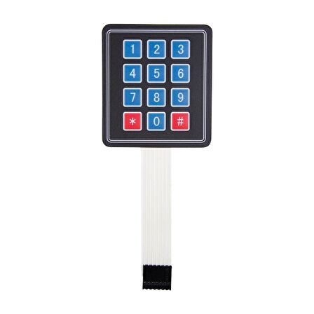 4x3 Membran Matrix Tuş Takımı
