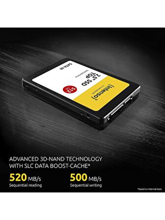 INTENSO 1TB 3812460 520- 500MB/s SSD SATA-3 Disk