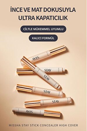 Yüksek Kapatıcı ve Uzun süre Kalıcı Stick Concealer Stay Stick Concealer High Cover 23(Sand)