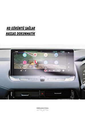 Nissan Juke 2024 12.3 İnç Navigasyon ve Multimedya Uyumlu Nano Ekran Koruyucu