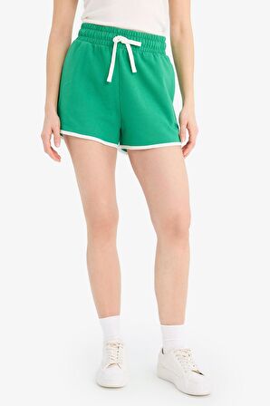 DeFacto Coool Regular Fit Esnek Belli Bağcıklı Kalın Mini Şort A6224AX25SMGN48