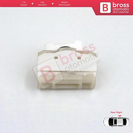 Mercedes S320 W220 1998-2005 İçin Ön Sağ Kapı Cam Kriko Klipsi