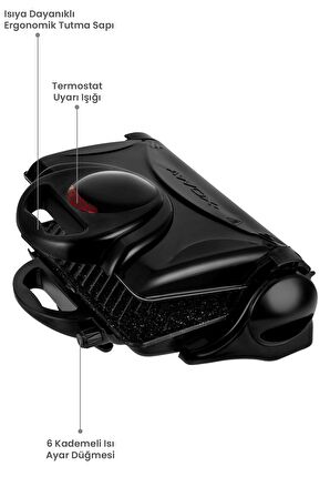 Awox Orion Tost Ve Izgara Makinesi 180° Açılabilir 1800w Siyah