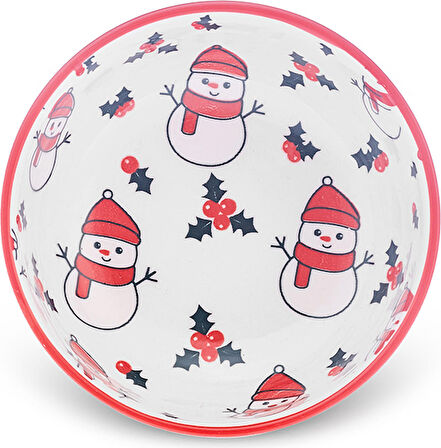 Karaca New Year Yılbaşı Snowman Round Çerezlik 10 Cm