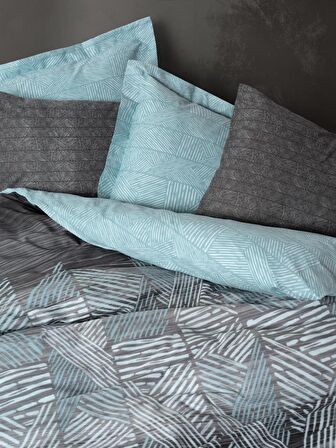 Cotton Box Tek Kişilik Modern Nevresim Takımı Arel Antrasit